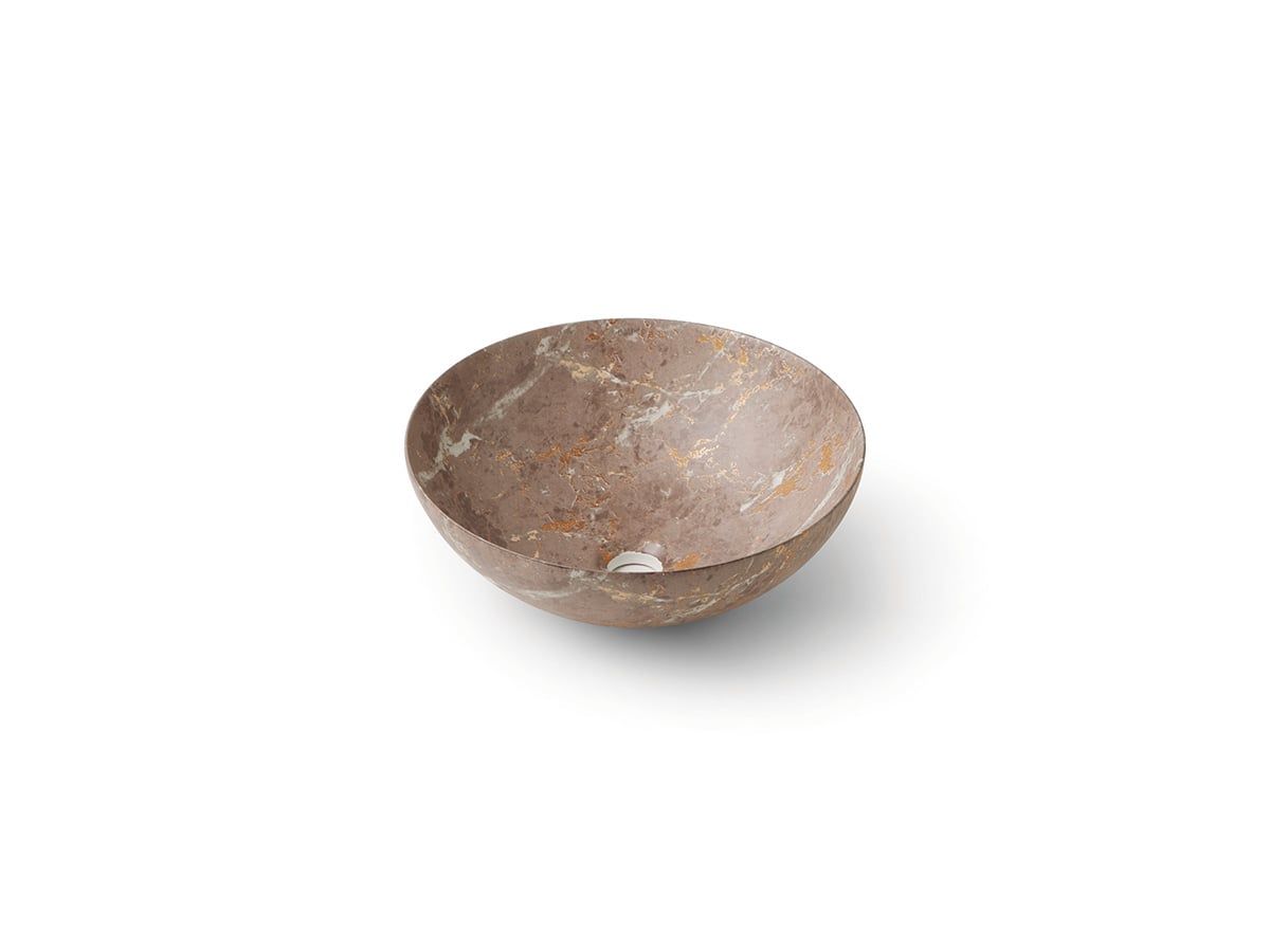 New Lys Mármol Gray Oro - Countertop Basin by Bathco