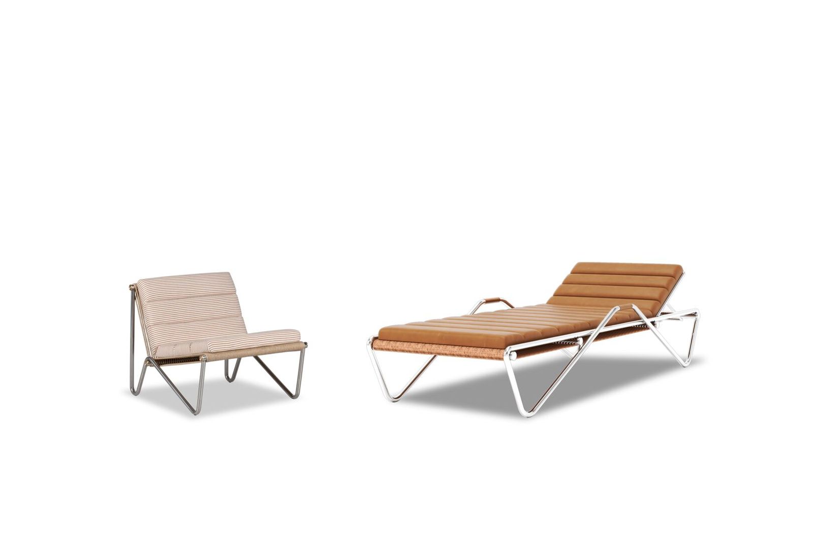 Dabliou Open Air Armchair Inspired by the 60s by Baxter