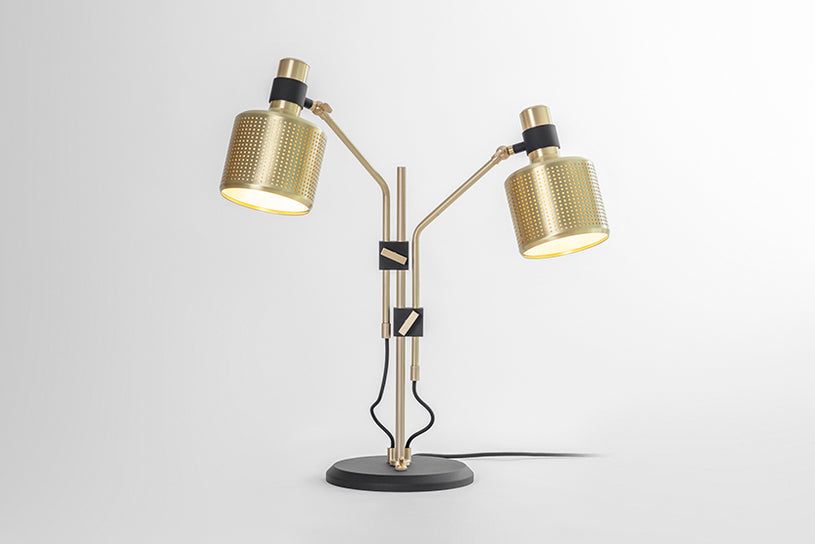 RIDDLE TABLE LAMP DOUBLE by Bert Frank