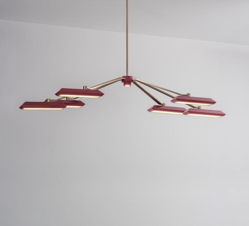 RINATO LINEAR CHANDELIER 6 by Bert Frank