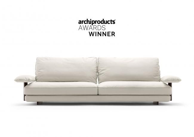David modern leather sofa by BertO