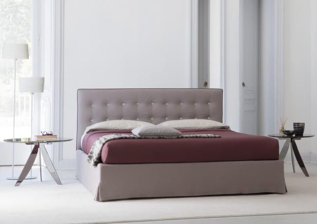 Marais Quilted Headboard Bed by BertO