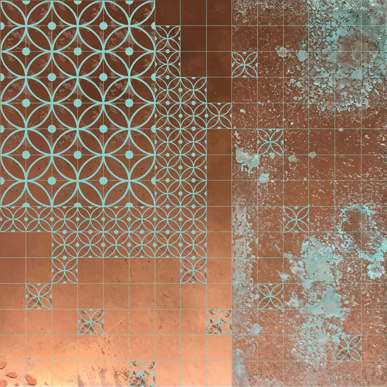 Blue corten by BeWall