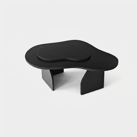 Tavolino da caffè design moderno in melaminico Melted by BICA S.p.A