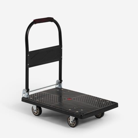 Carrello a pianale pieghevole trasporto portapacchi 200kg 4 ruote Kerry by BICA S.p.A
