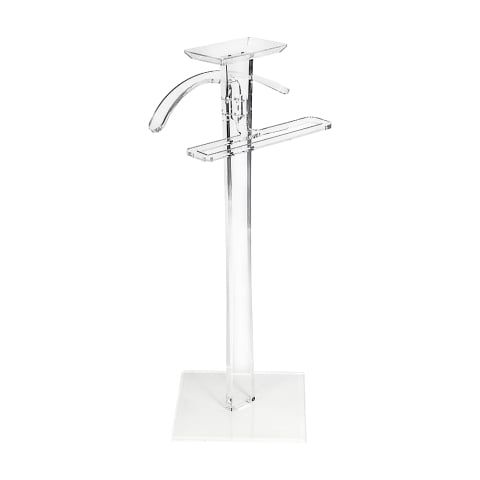 Servomuto appendiabiti in plexiglass trasparente di design Bernardo by BICA S.p.A