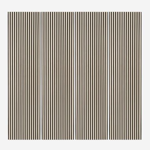 4 x pannelli fonoassorbenti 240x60 decorativi legno palissandro Swald by BICA S.p.A