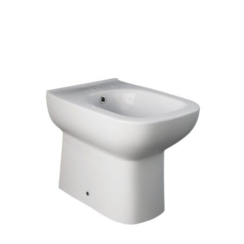 Bidet a terra filomuro ceramica monoforo bagno sanitari River by BICA S.p.A