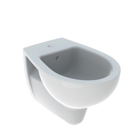 Bidet in ceramica sospeso rubinetti monoforo sanitari bagno Geberit Colibrì by BICA S.p.A