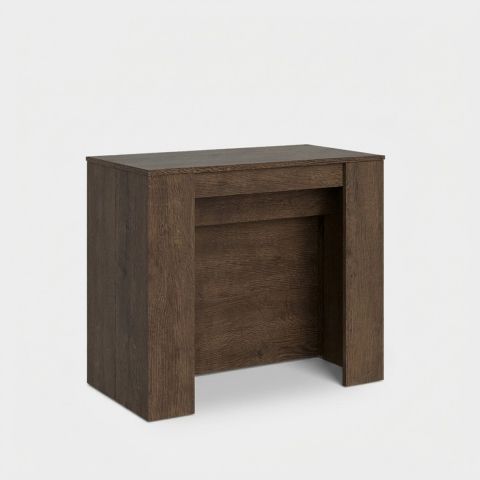 Consolle tavolo sala da pranzo allungabile 90x48-296cm legno Venus Noix by BICA S.p.A