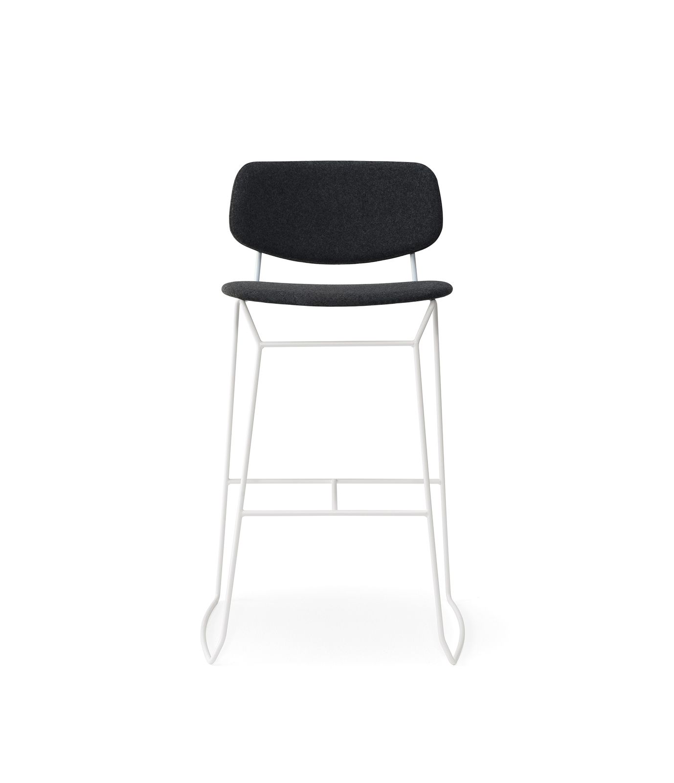 DOLL 165 - High fabric stool by Billiani