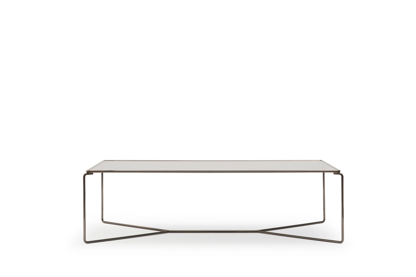 MARCEL 470 - Rectangular steel coffee table by Billiani
