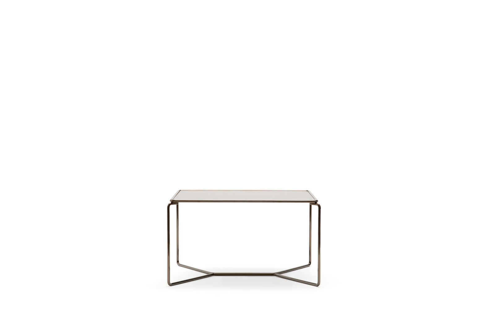 MARCEL 473 - Rectangular steel coffee table by Billiani