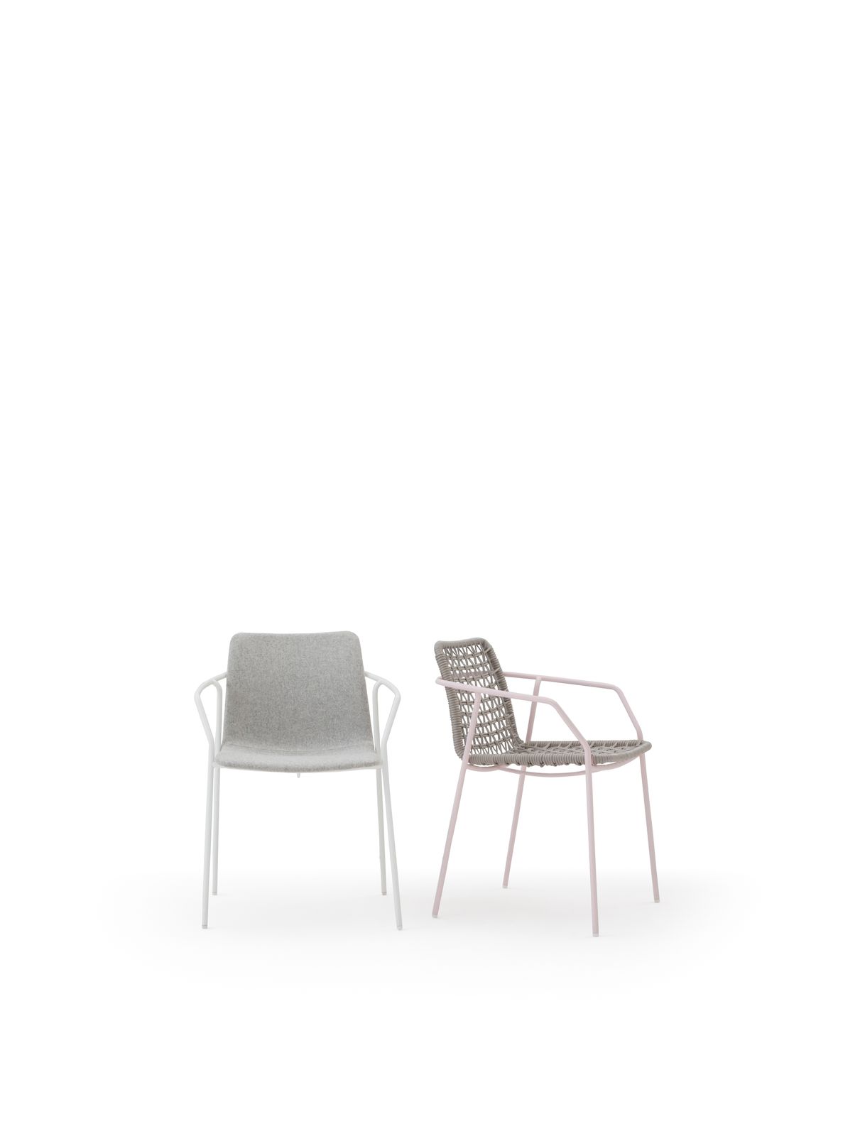 SEY 691 - Nautical rope easy chair with armrests by Billiani