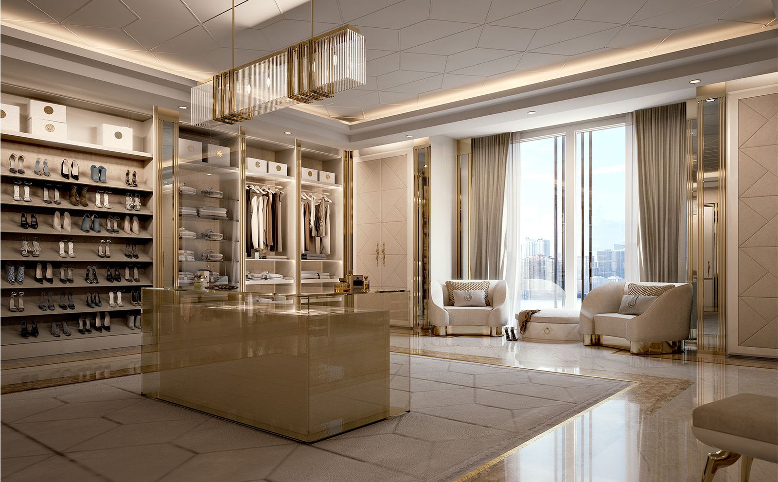 INFINITY WALK-IN CLOSET by Bizzotto Italia