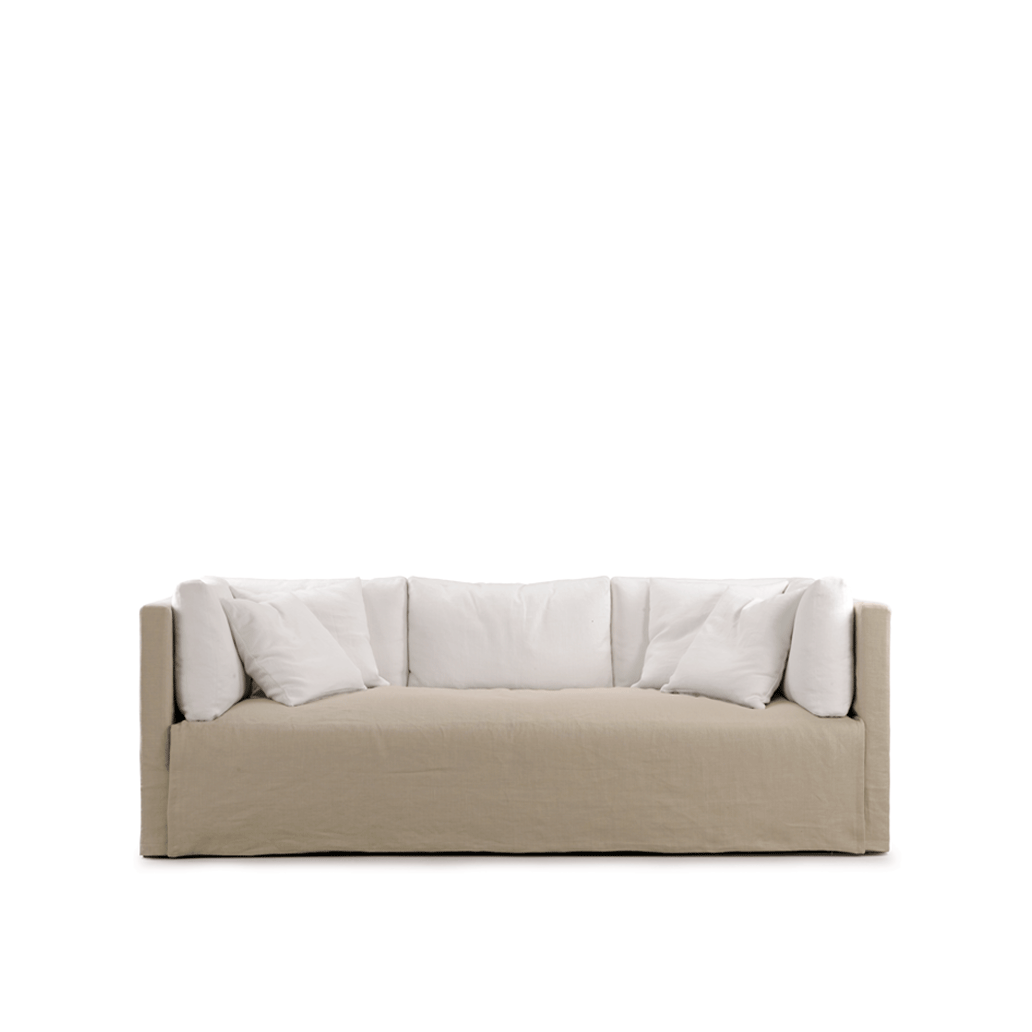 ATLAS - Linen sofa bed by Blasco
