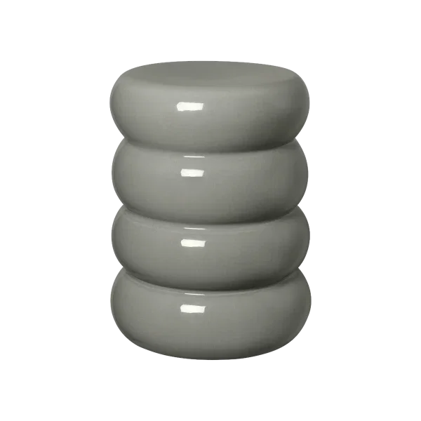 TORU Ceramic Stool Elephant Skin round Ø 34 cm by Blomus