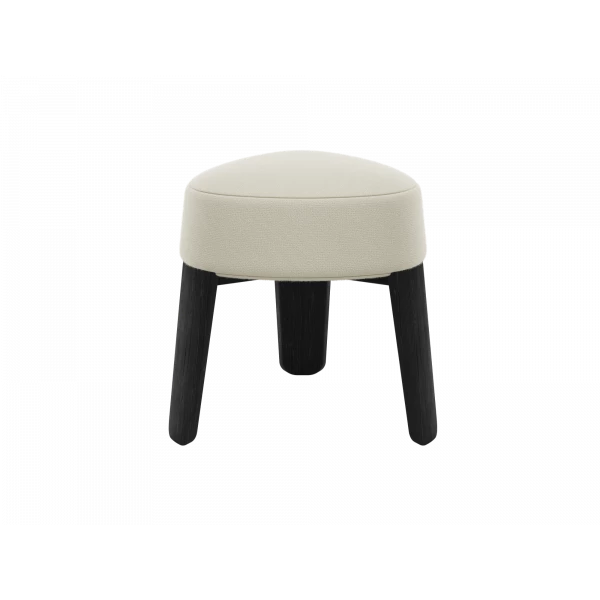 KUON Stool Beige oak black stained by Blomus