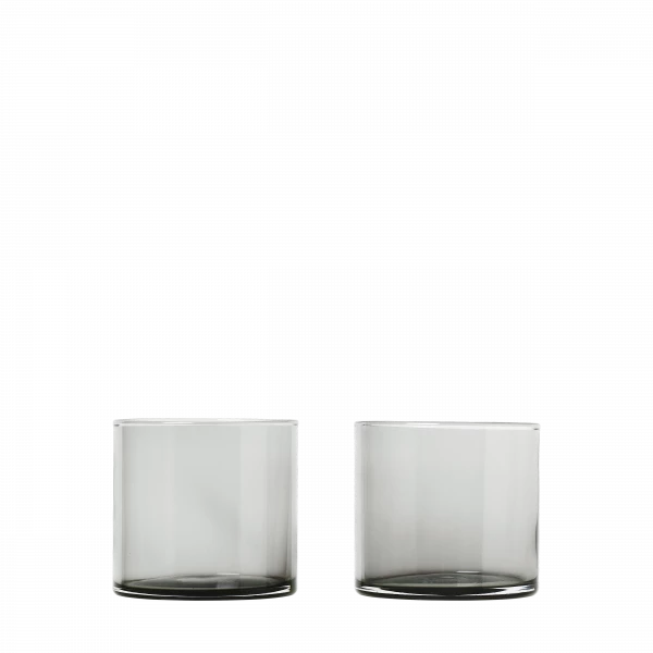 MERA Set of 2 Glasses Smoke, 200 ml, hand-finished by Blomus