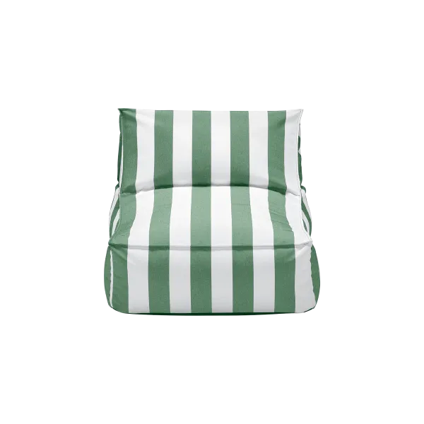 STAY Lounger Chair Lily White/Duck Green by Blomus