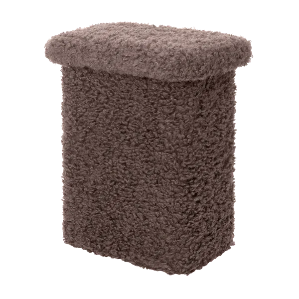TEDDY T Stool Espresso | Softly padded & versatile by Blomus