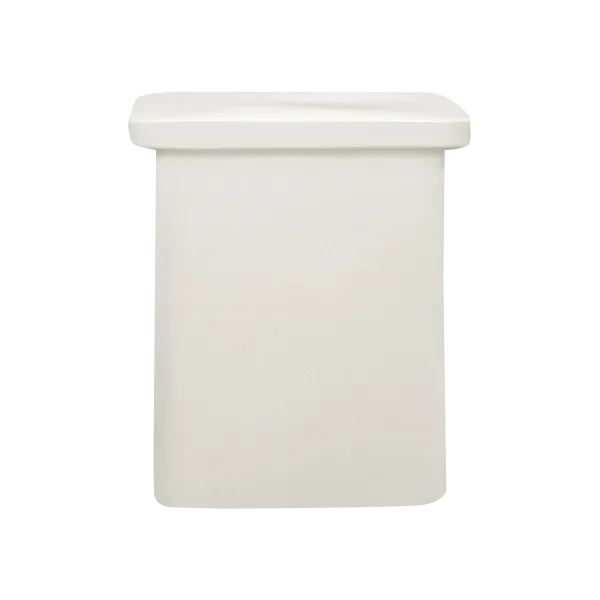 TOKI ceramic stool Lily White T-shape by Blomus