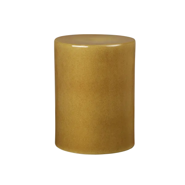 TORU Ceramic Stool Indian Tan, cylindrical, unique, modern by Blomus
