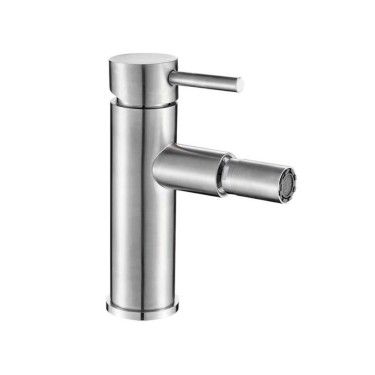 Monomando Bidet Trento Cromo Cepillado Inox by Blubbain