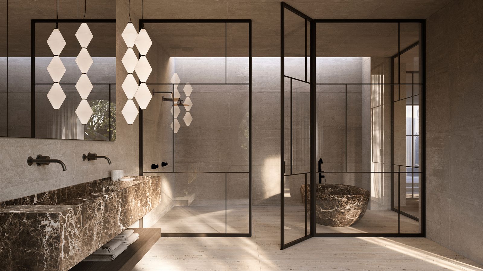 Zone Rectangular Washbasin by Boffi