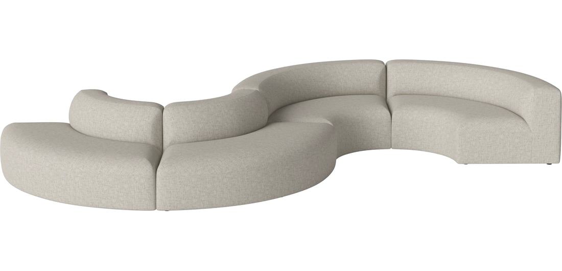 Angle Curved 4 Modules - S shape by Bolia