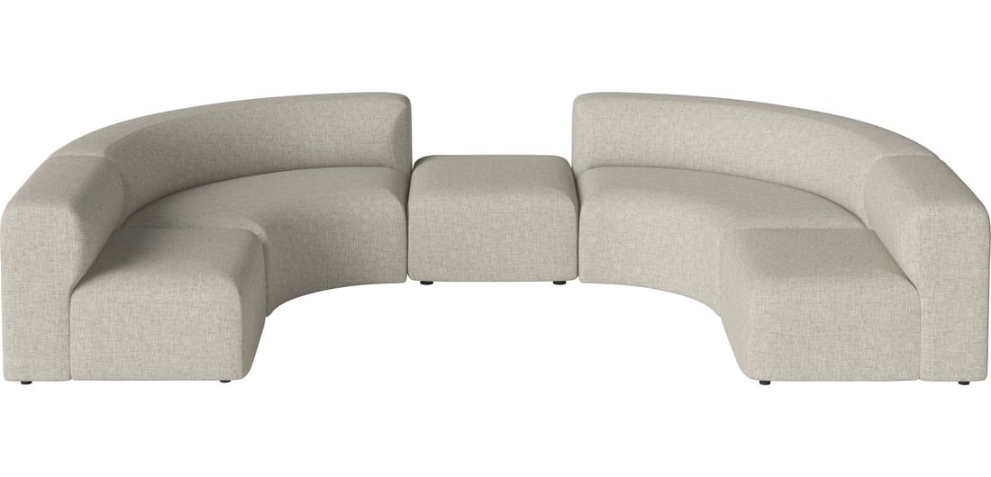Angle Curved 5 Modules - semicircular by Bolia