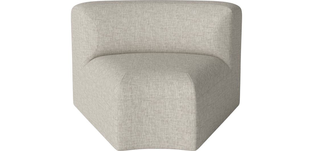 Angle Curved Large Back Module 45 by Bolia
