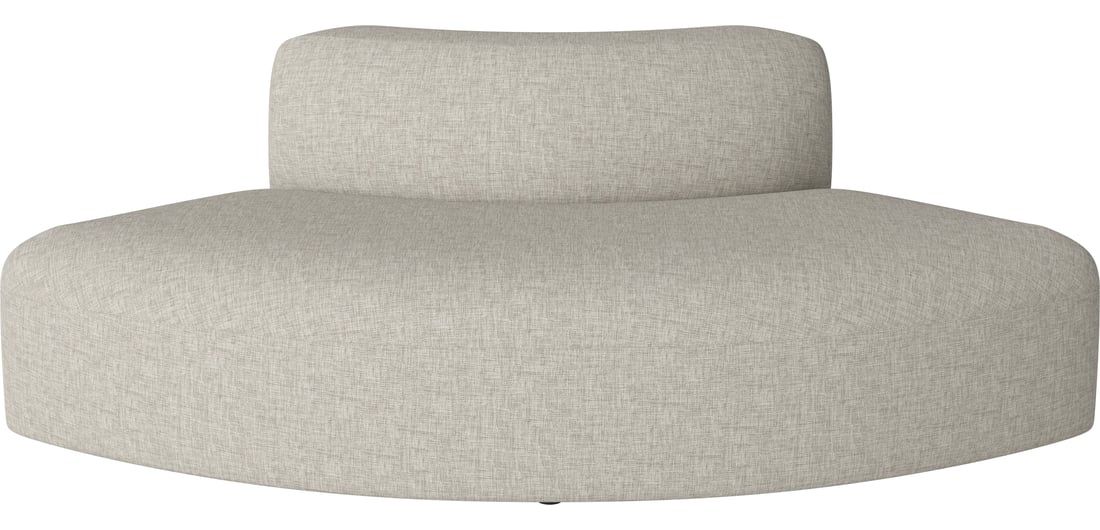Angle Curved Small Back Module 90 by Bolia