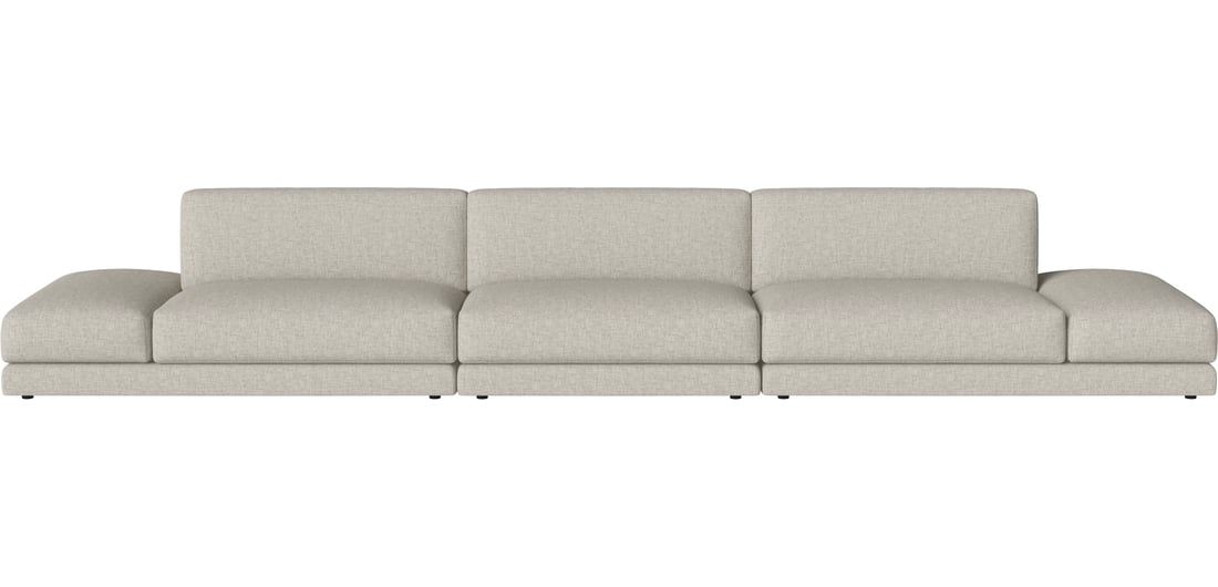 Avelou 3 Modules w. 2 open ends poufs by Bolia