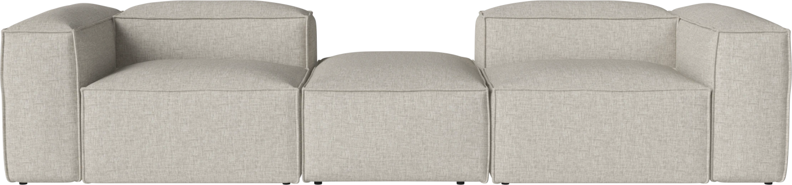 Cosima 2 Small Modules depth 100 cm w. pouf 75 x 105 cm by Bolia