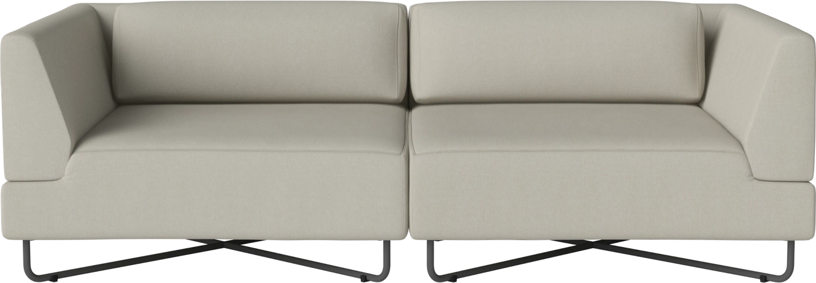 Orlando O2 garden sofa 2 modules - incl. cushions by Bolia