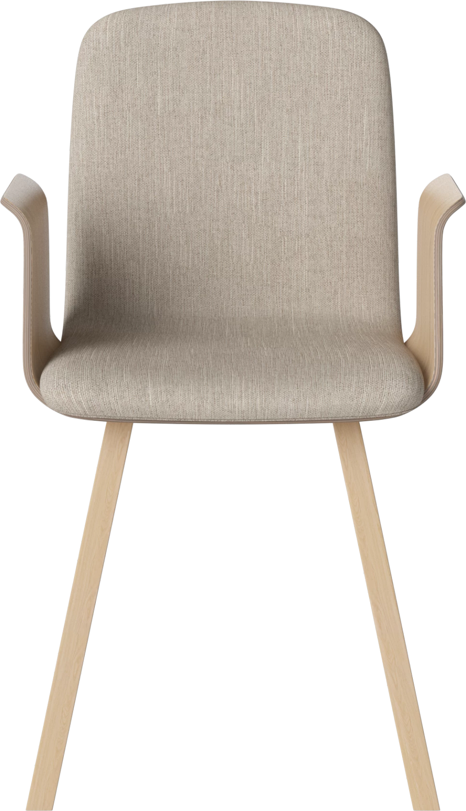 Palm Upholstered Dining Chair w. Veneered Armrest by Bolia