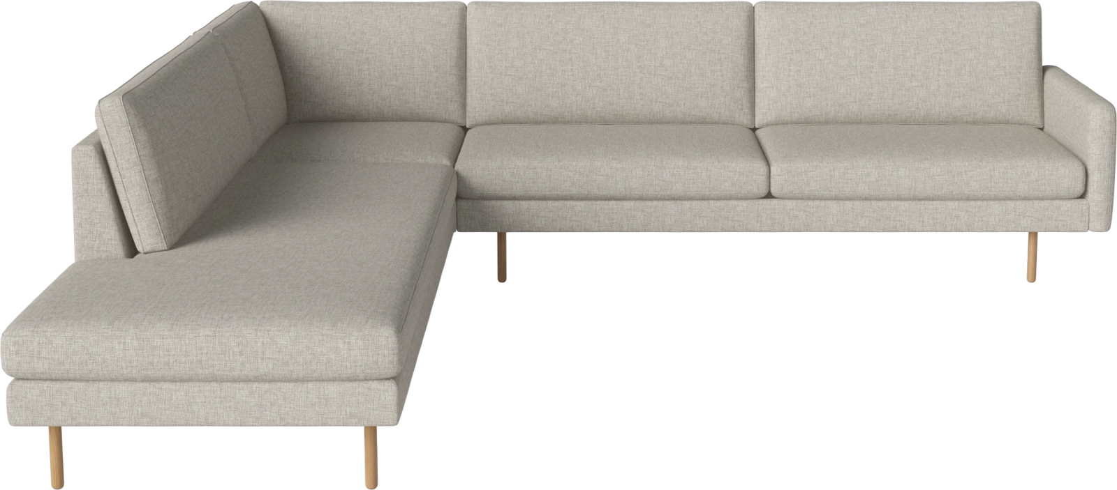 Scandinavia Remix Corner sofa 6 seater w. open end - left by Bolia