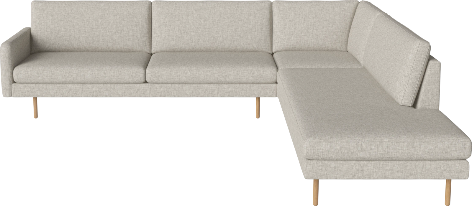 Scandinavia Remix Corner sofa 6 seater w. open end - right by Bolia