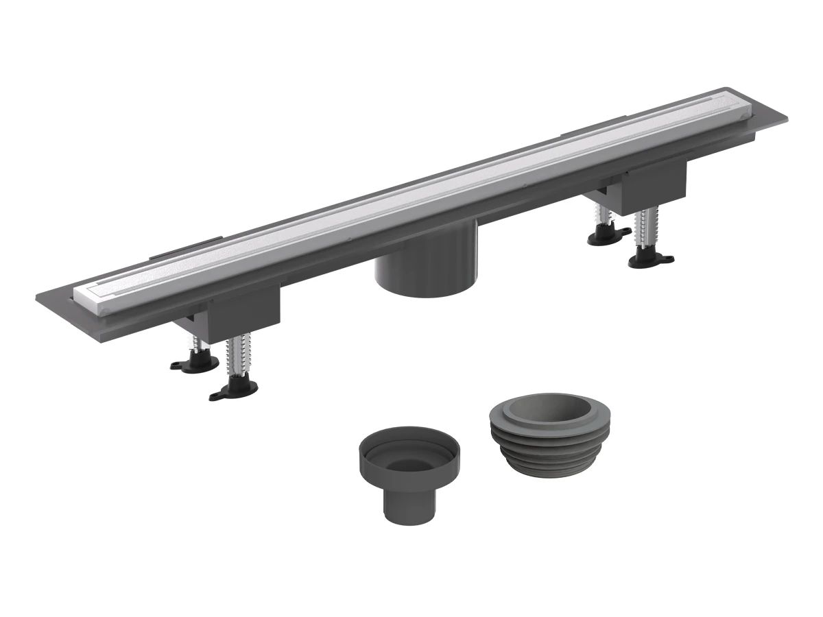CANALISSIMA kit – steel – VERTIGO L 70 cm by Bonomini