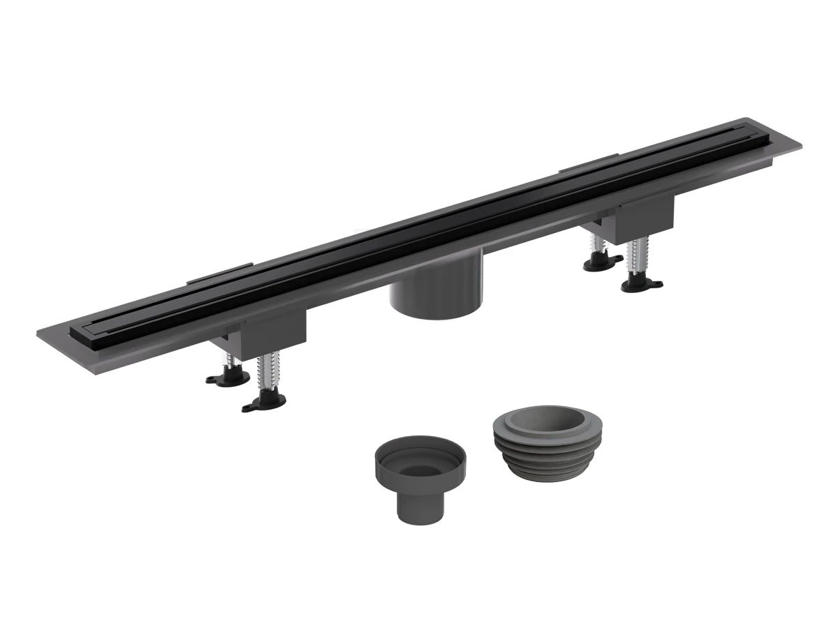 CANALISSIMA kit – steel – VERTIGO L 80 cm by Bonomini