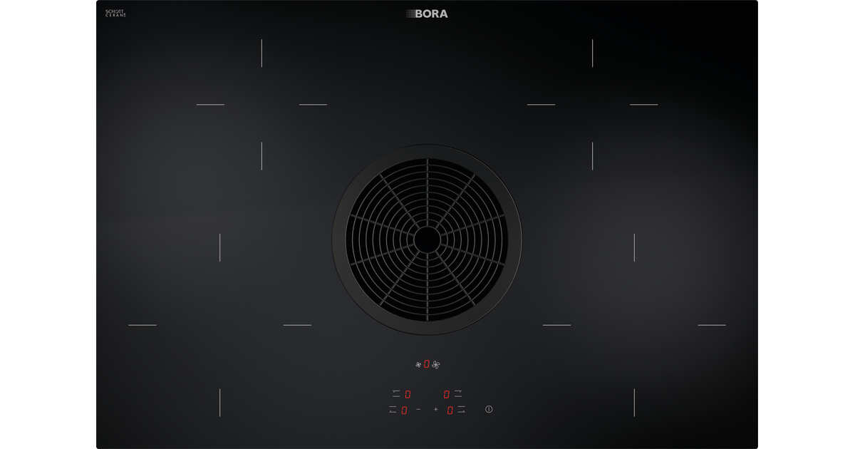 Basic Hyper cooktop with integrated cooktop extractor Exhaust air BHA by BORA