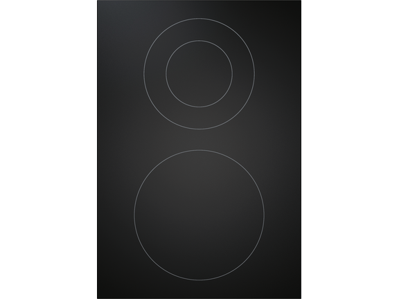 Pro Hyper cooktop 1-ring/2-ring All Black PKCH3AB by BORA