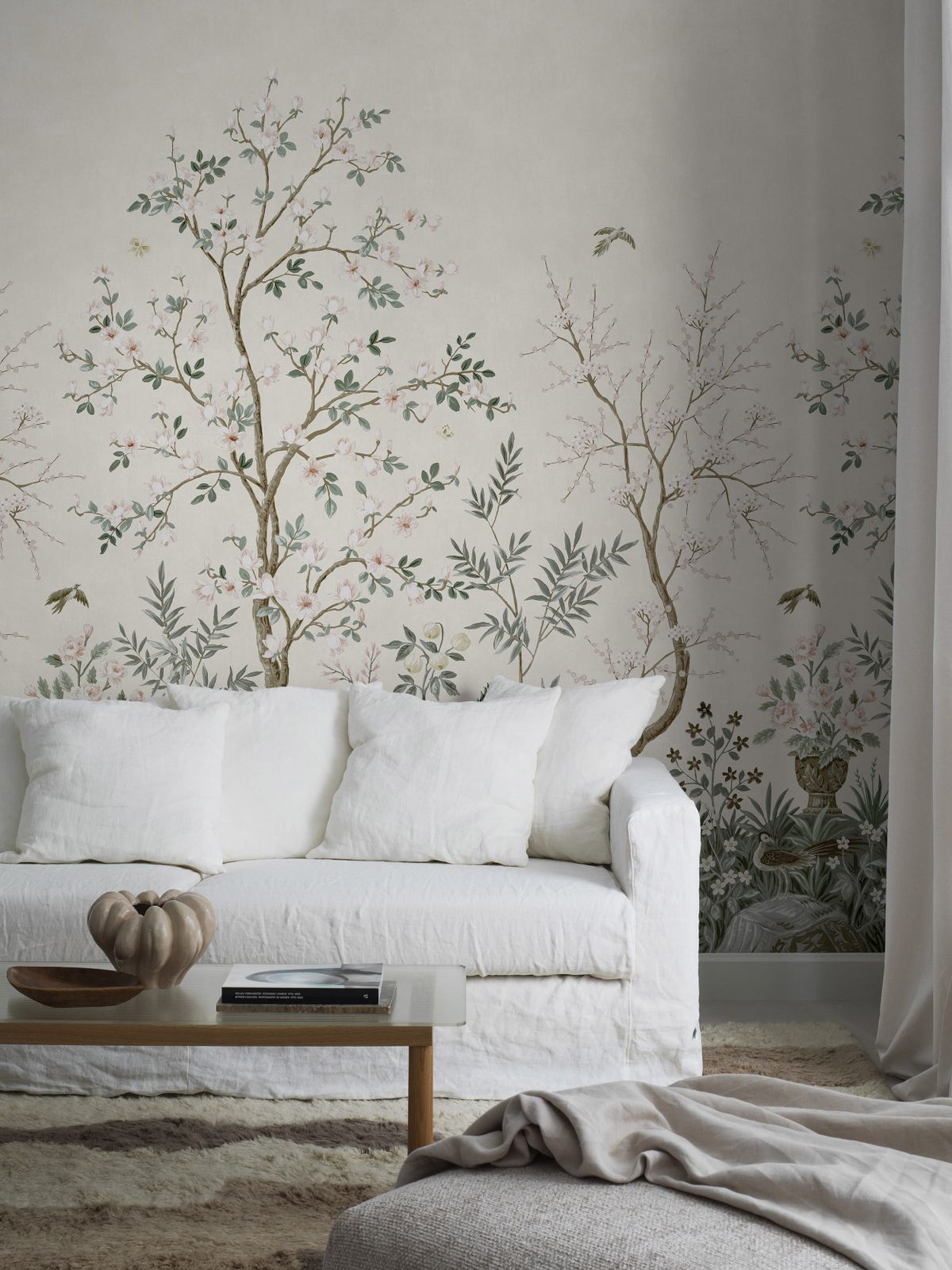 Magnolia Garden 9585W by Borastapeter