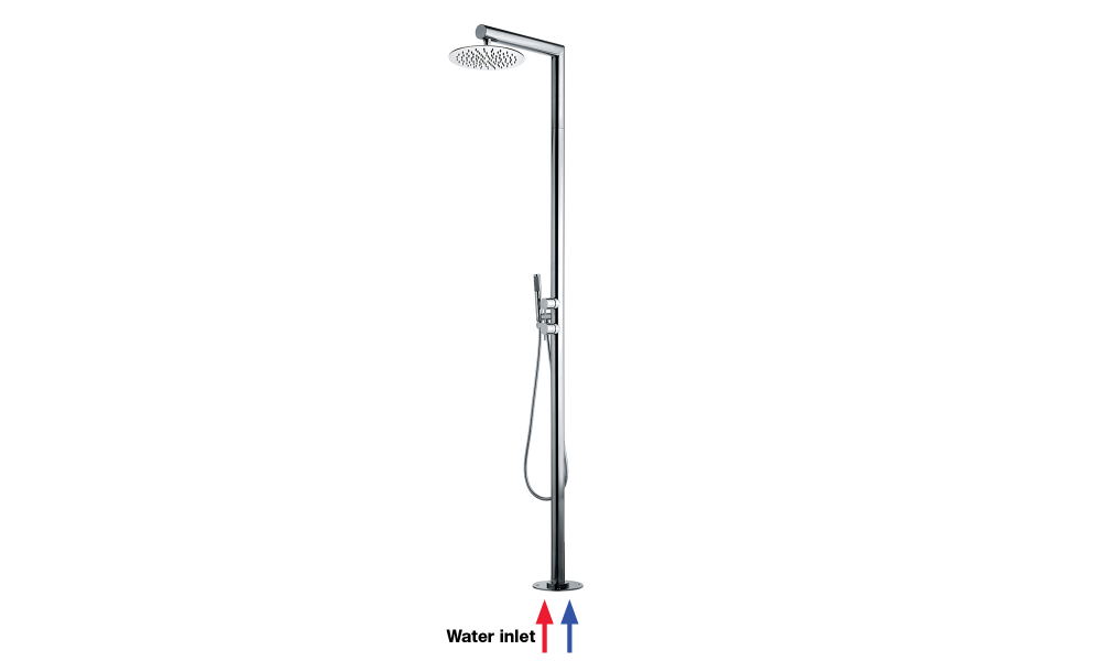 NEK COLUMN Ø 250 mm- 2 progressive mixers by Bossini