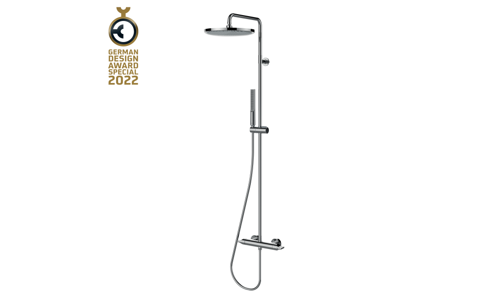 Thermostatic shower pipe Ø 20 mm by Bossini