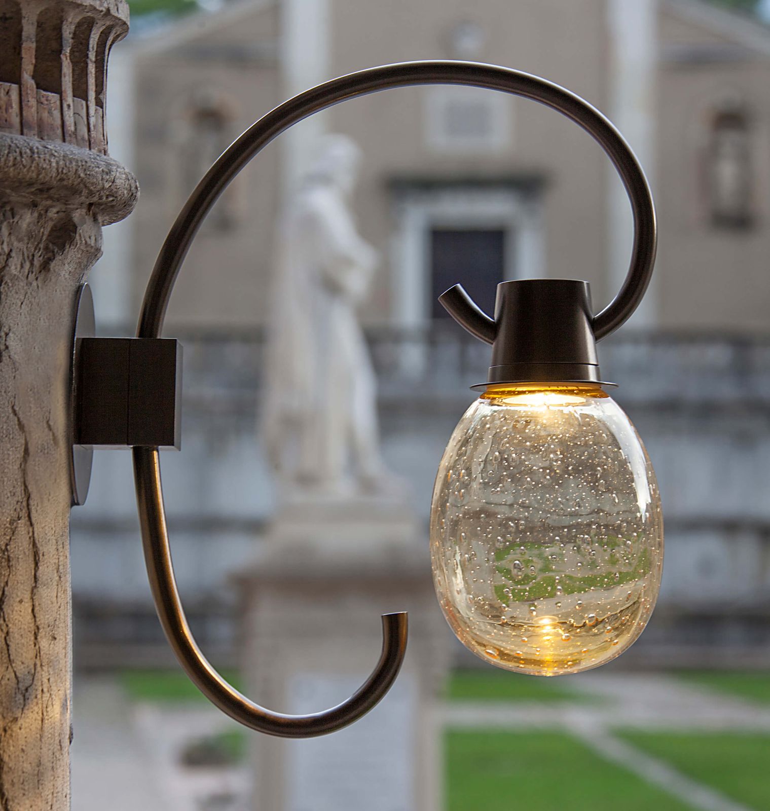 Lampade da esterno in vetro soffiato | Lampade Ginestre di Brillamenti® by Brillamenti