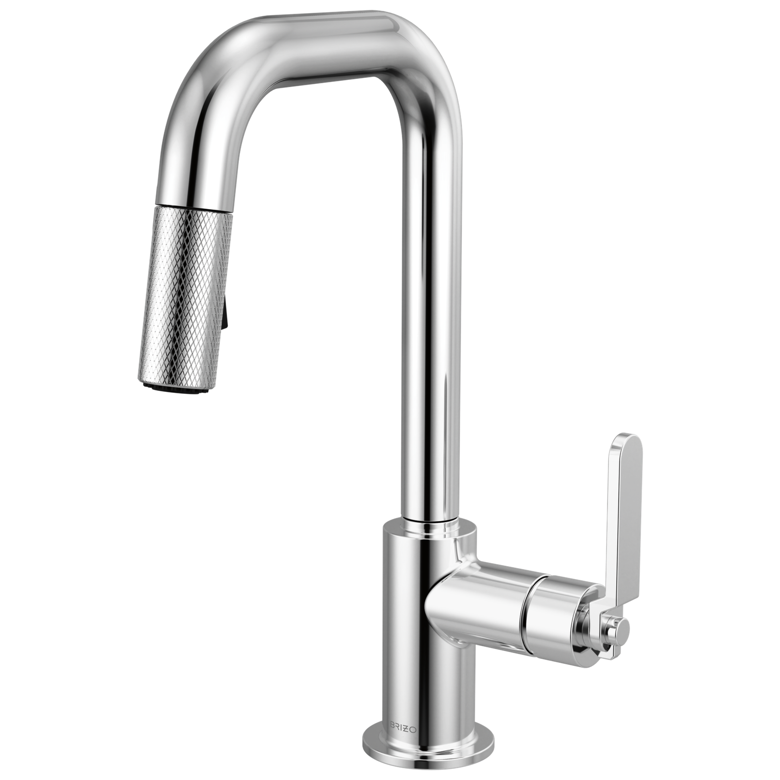 Pull-Down Prep Faucet With Square Spout - Industrial Handle by Brizo