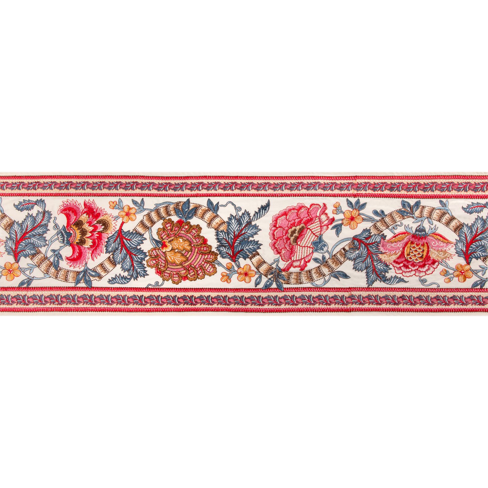 Lauris Border - Red/Blue by Brunschwig & Fils