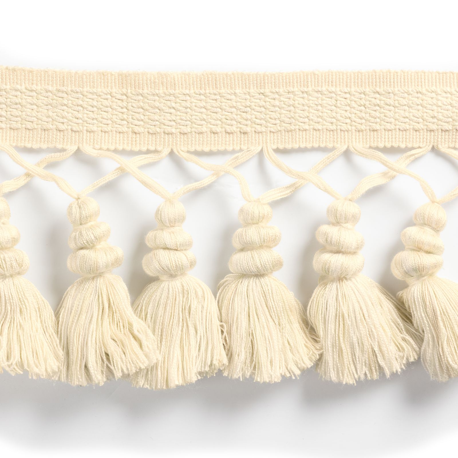 Montcel Tassel Fringe - Ivory by Brunschwig & Fils
